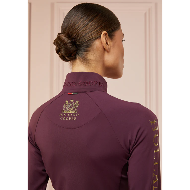 Holland Cooper Base Layer - Mulberry-4